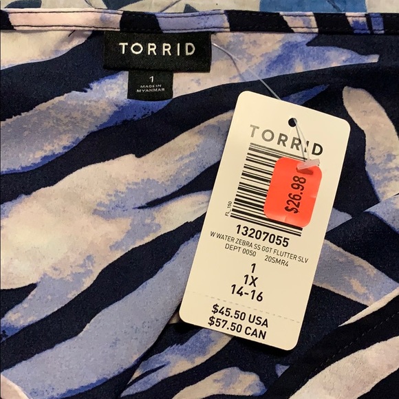 Torrid Peplum top - Picture 4 of 5